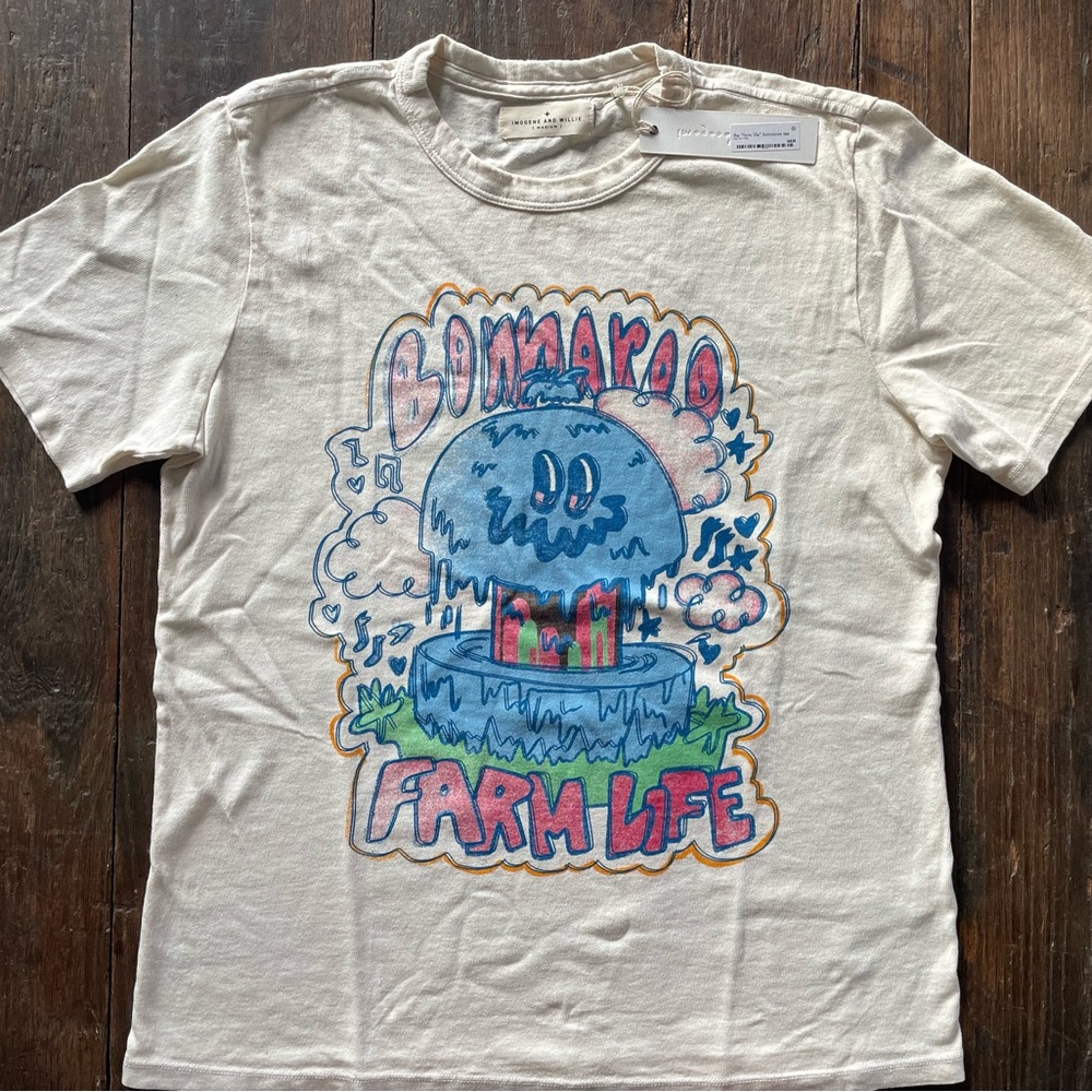 NWT Imogene & Willie Bonnaroo Farm Life T-Shirt